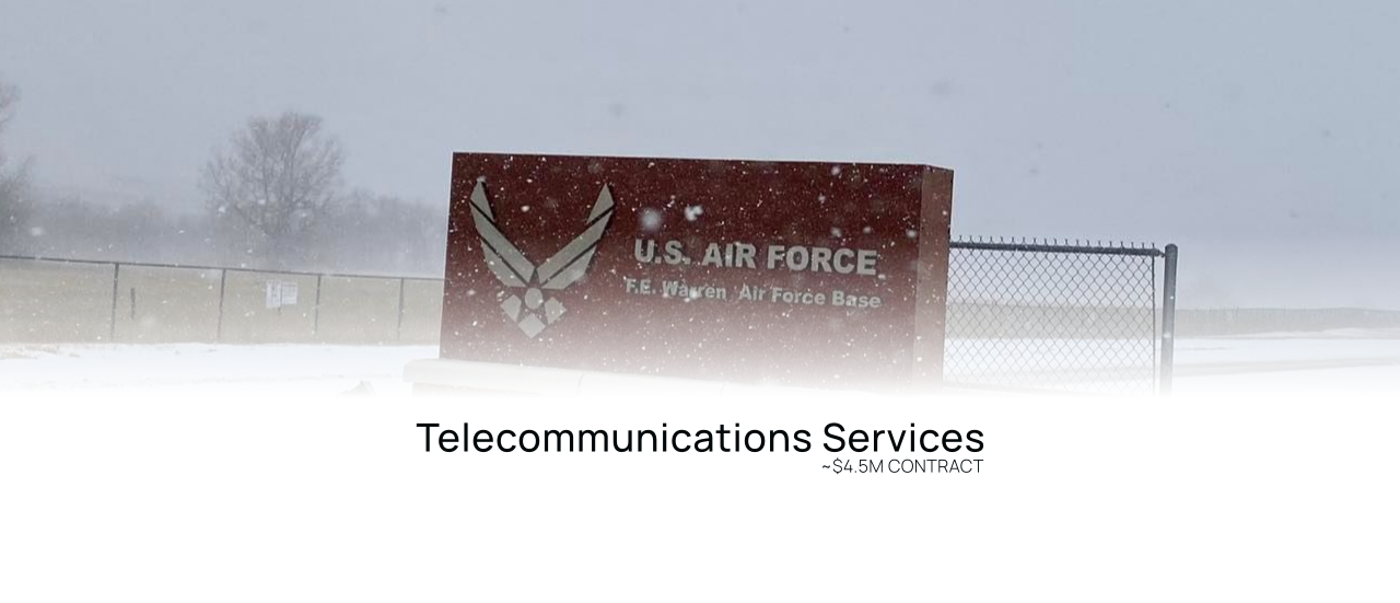 KriaaNet is Awarded Telecommunications Services Contract at F.E. Warren Air Force Base